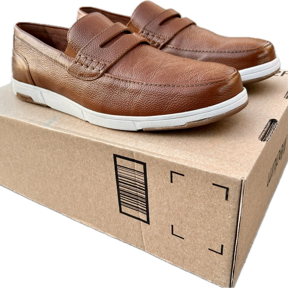 Nunn Bush Cognac Men’s Luca Moc Toe Penny Loafer - 13W